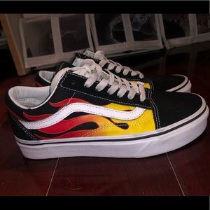 Flame Old Skool Vans